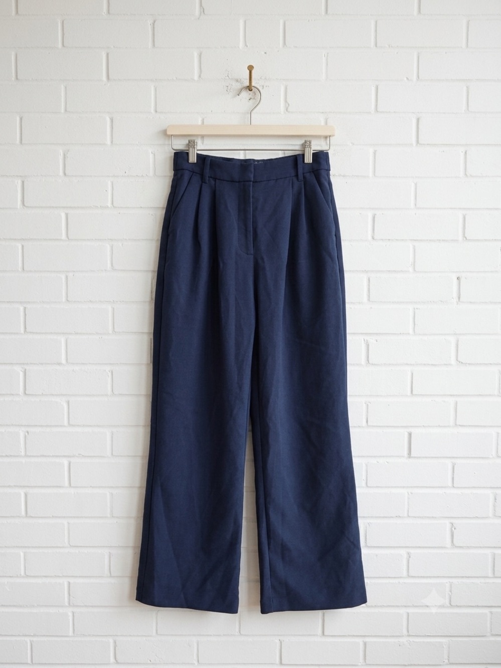 Abercrombie & Fitch Curve Love Sloane Tailored Pant Navy Blue Size 26 / 2R
